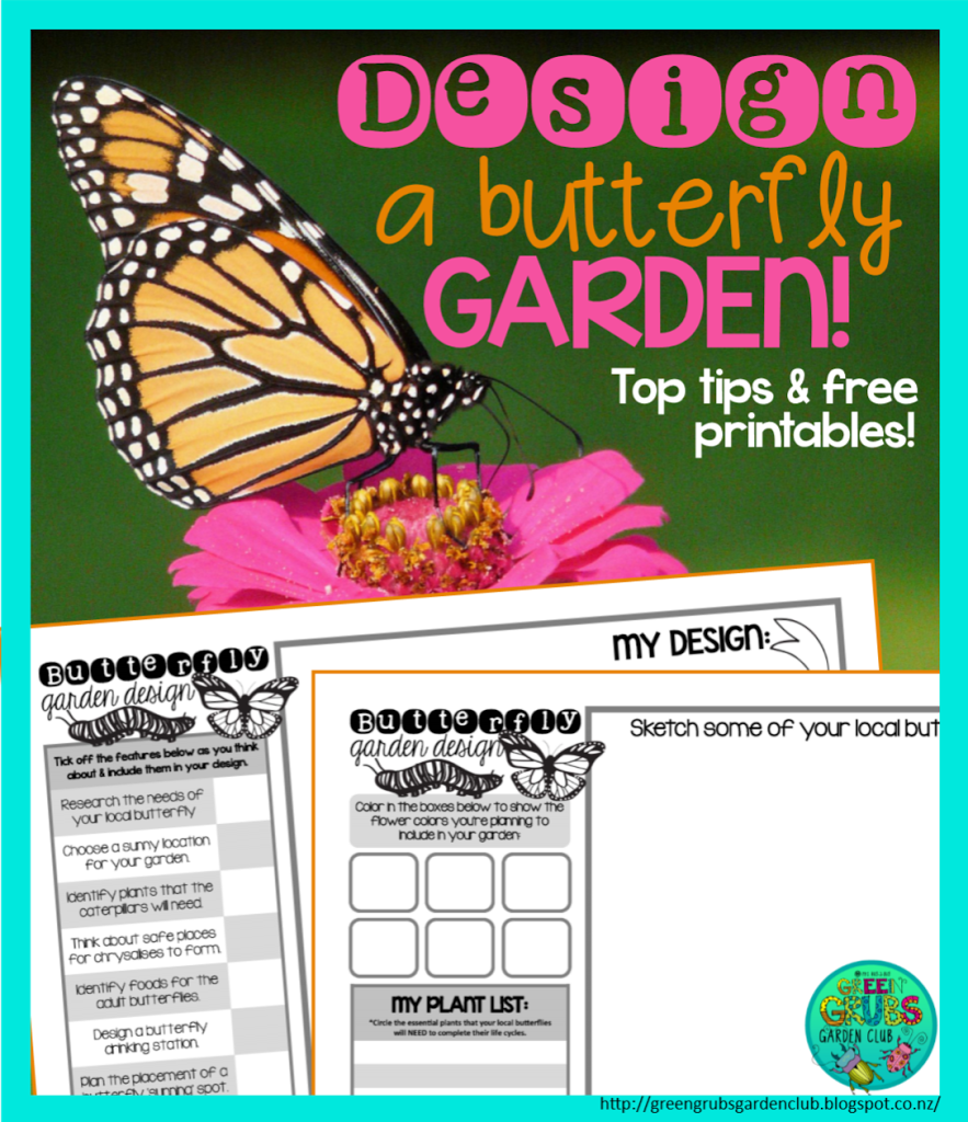 Designing a Butterfly Garden (+ FREE printables)