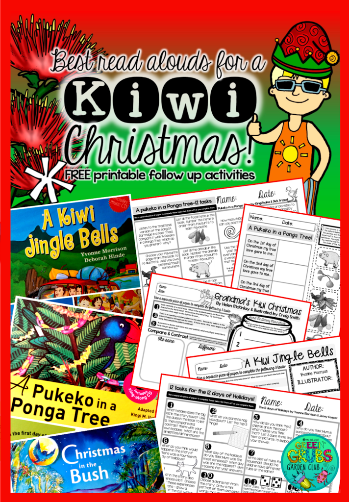 Best Kiwi Christmas Read Alouds! {+FREE Printable follow up activity sheets}