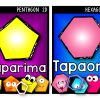 Shape Mini Posters (bilingual 2D & 3D shapes) - Image 3
