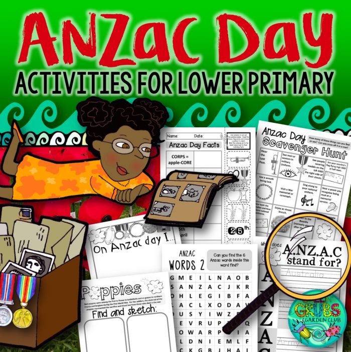 Anzac Day {Resources for LOWER Primary}