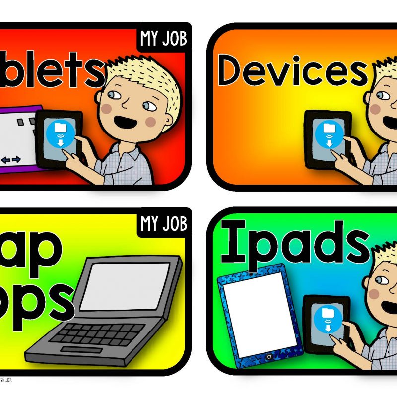 Classroom Job Labels & Display Banners