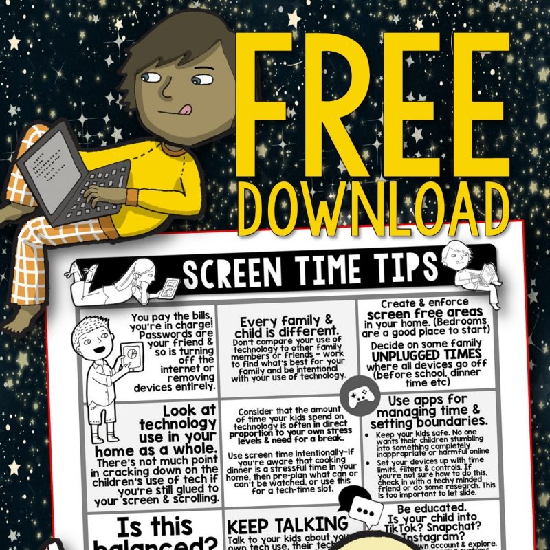 Screen Time (FREE printable)