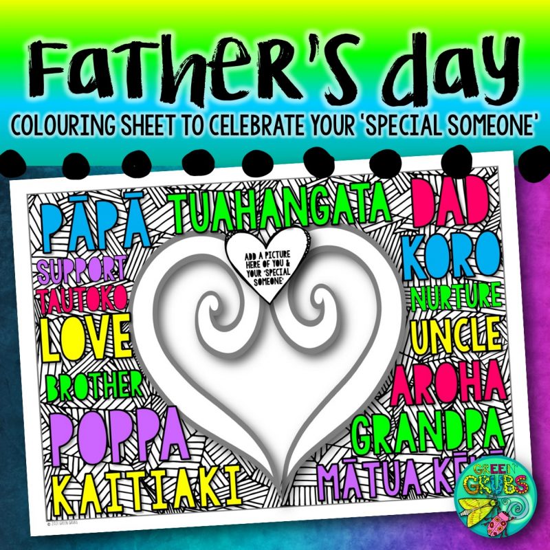 FATHER’S DAY COLOURING SHEET
