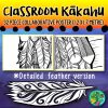 Classroom Kakahu (Cloak) Collaborative Poster - detailed feather version - Image 4