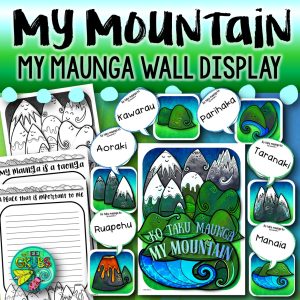 My Mountain (Maunga) wall display