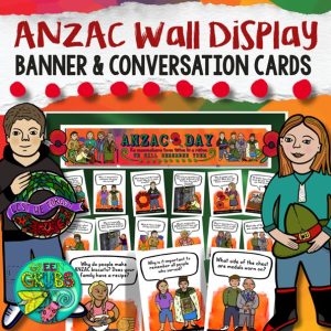 ANZAC Day Wall Display & Conversation Cards